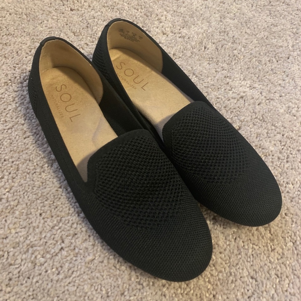 Black Loafer Flats